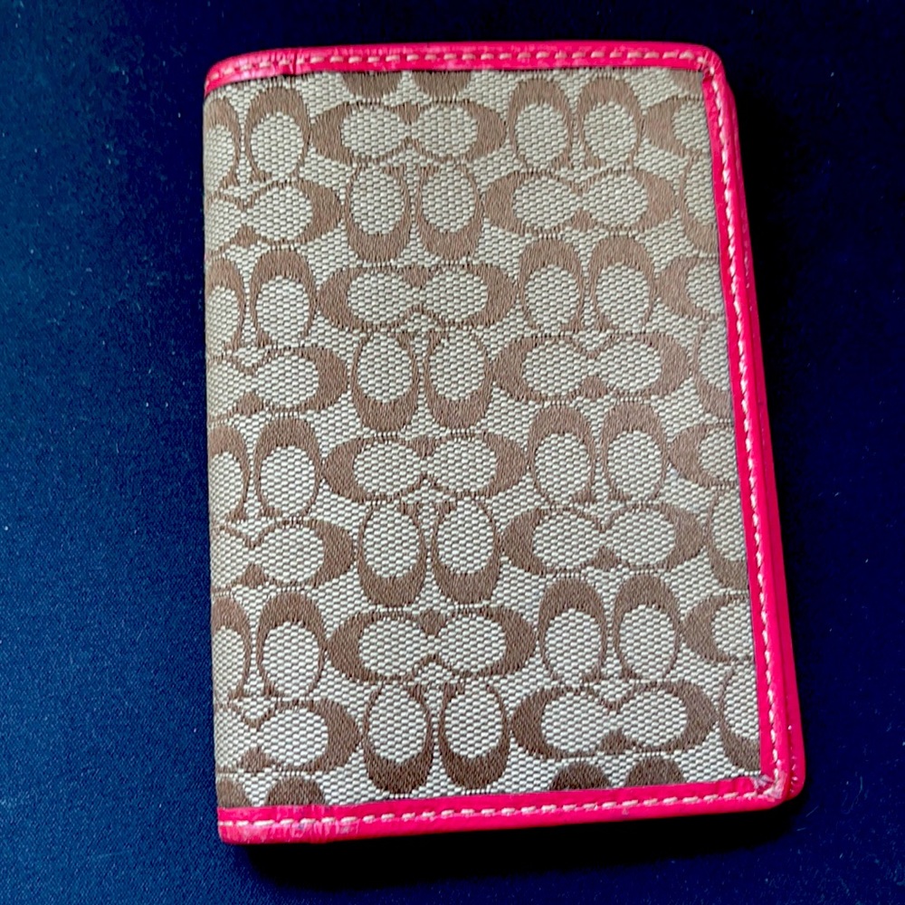 Coach Passport Holder